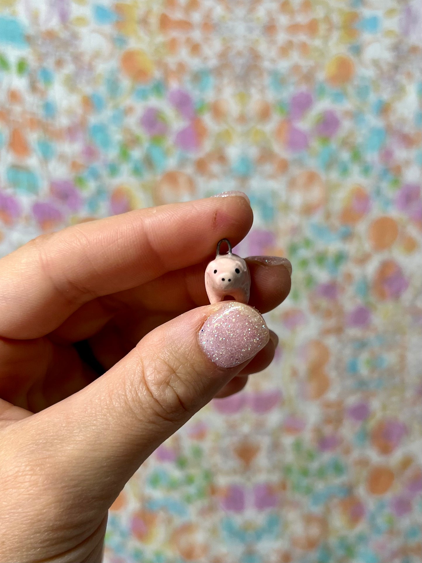 Pink Piggy Charm