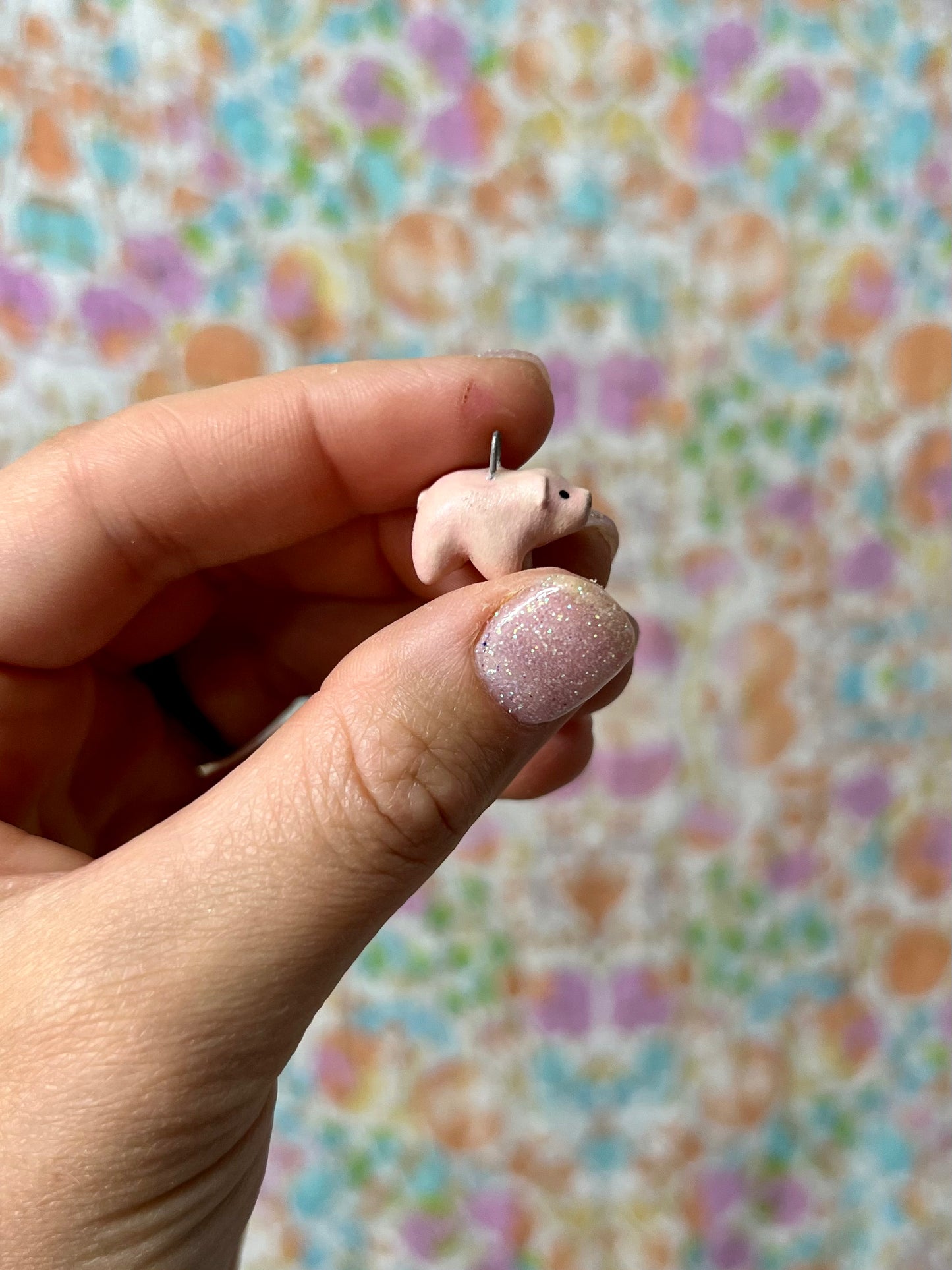 Pink Piggy Charm