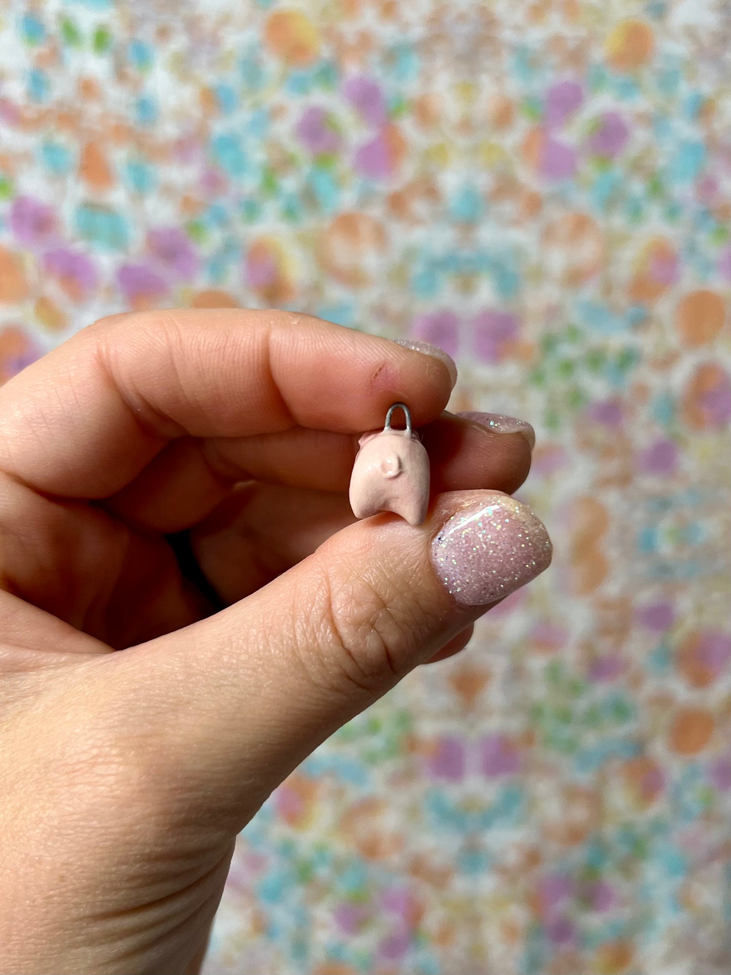 Pink Piggy Charm