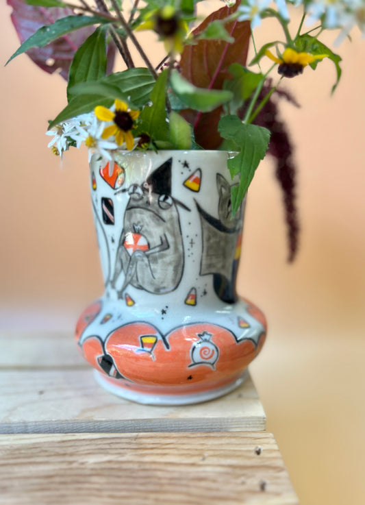 Halloween Character Vase