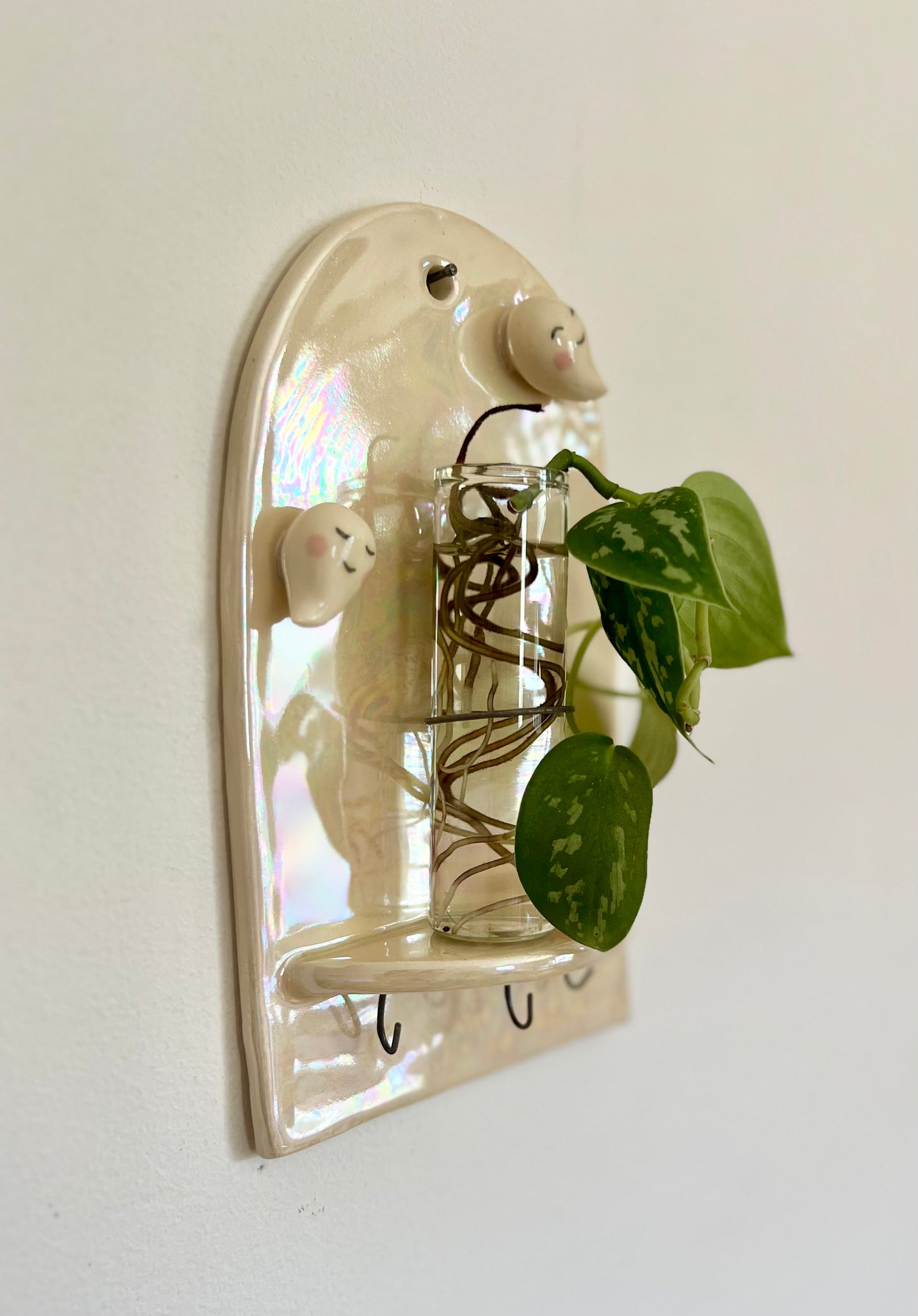 Ghostie Wall Hanging and Plant Propagation Station