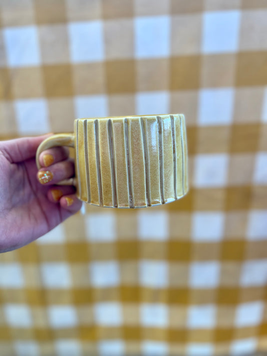 Short Yellow Mug