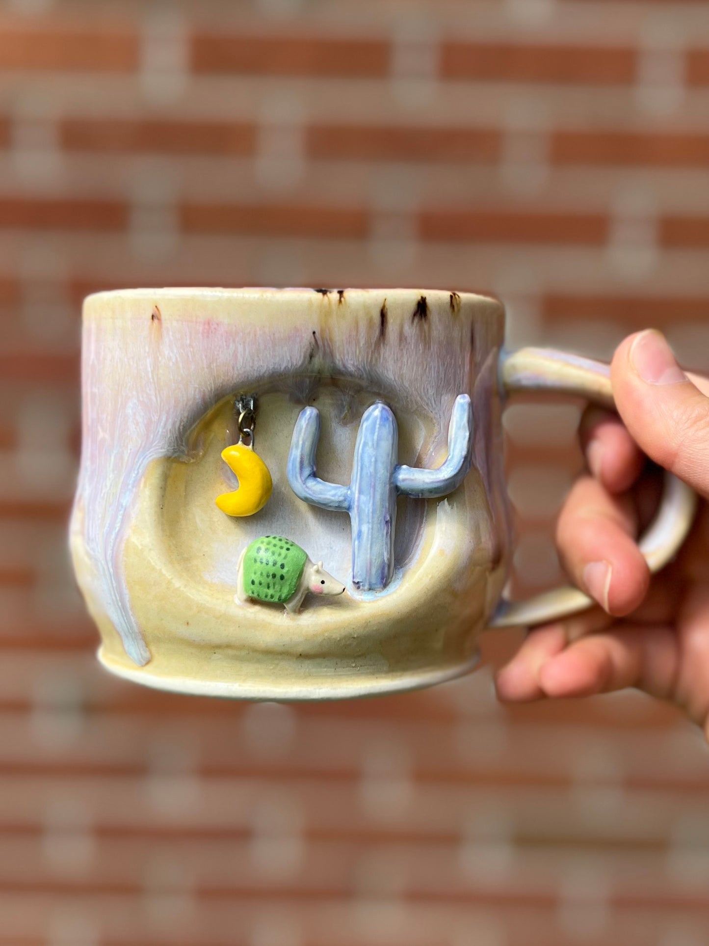 Green Armadillo Mug