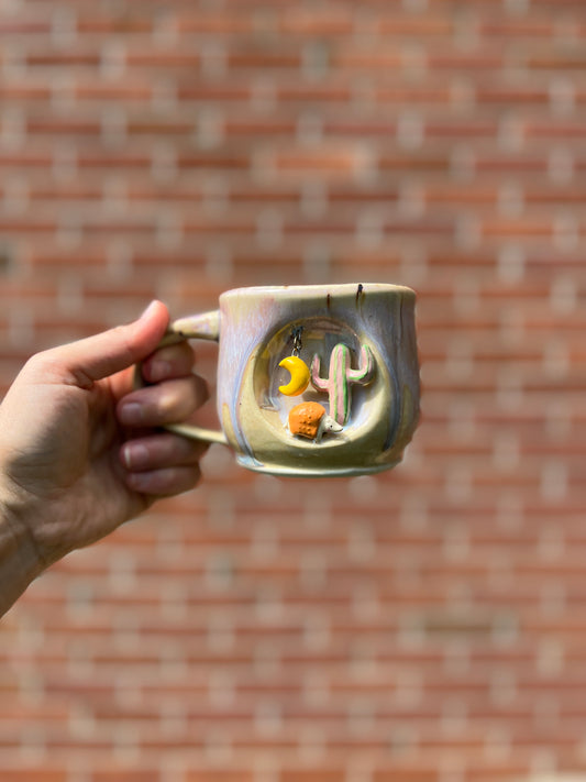 Orange Armadillo Mug